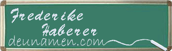 Frederike Haberer Visitenkarte
